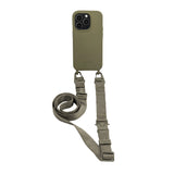 Set • OLIVE NIGHT Handyhülle mit Band "BOLD" in OLIVE NIGHT