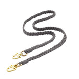 Macrame BOHO mobile phone chain • TWIST • hand-knotted • Grey
