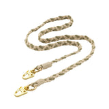 Macrame BOHO mobile phone chain • TWIST • hand-knotted • cream-sage