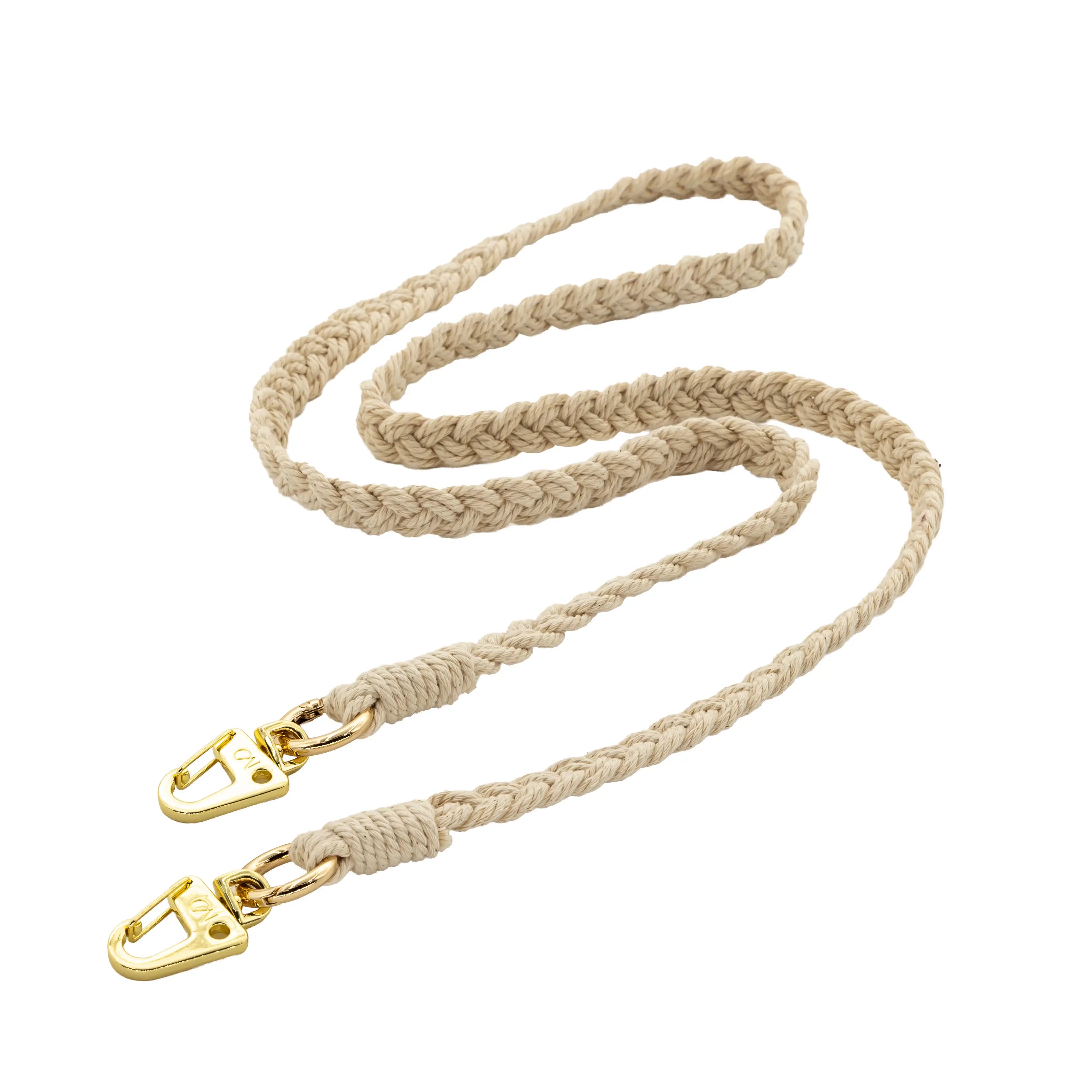 Makramee BOHO Handykette • TWIST • handgeknüpft • Creme