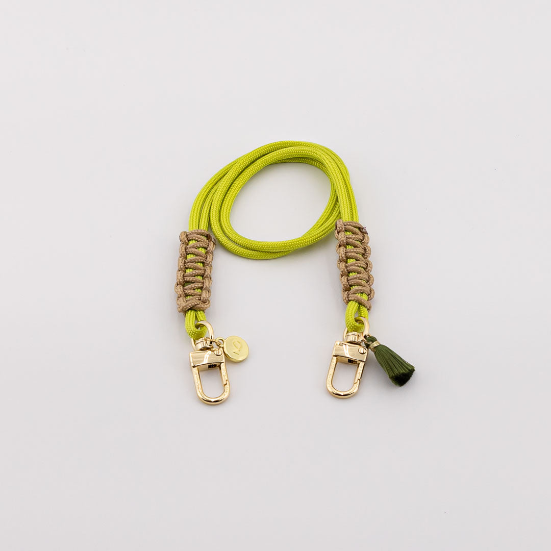 Handyketten Set • Paracord • LUV • Lime Green mit Olive Night Handyhülle