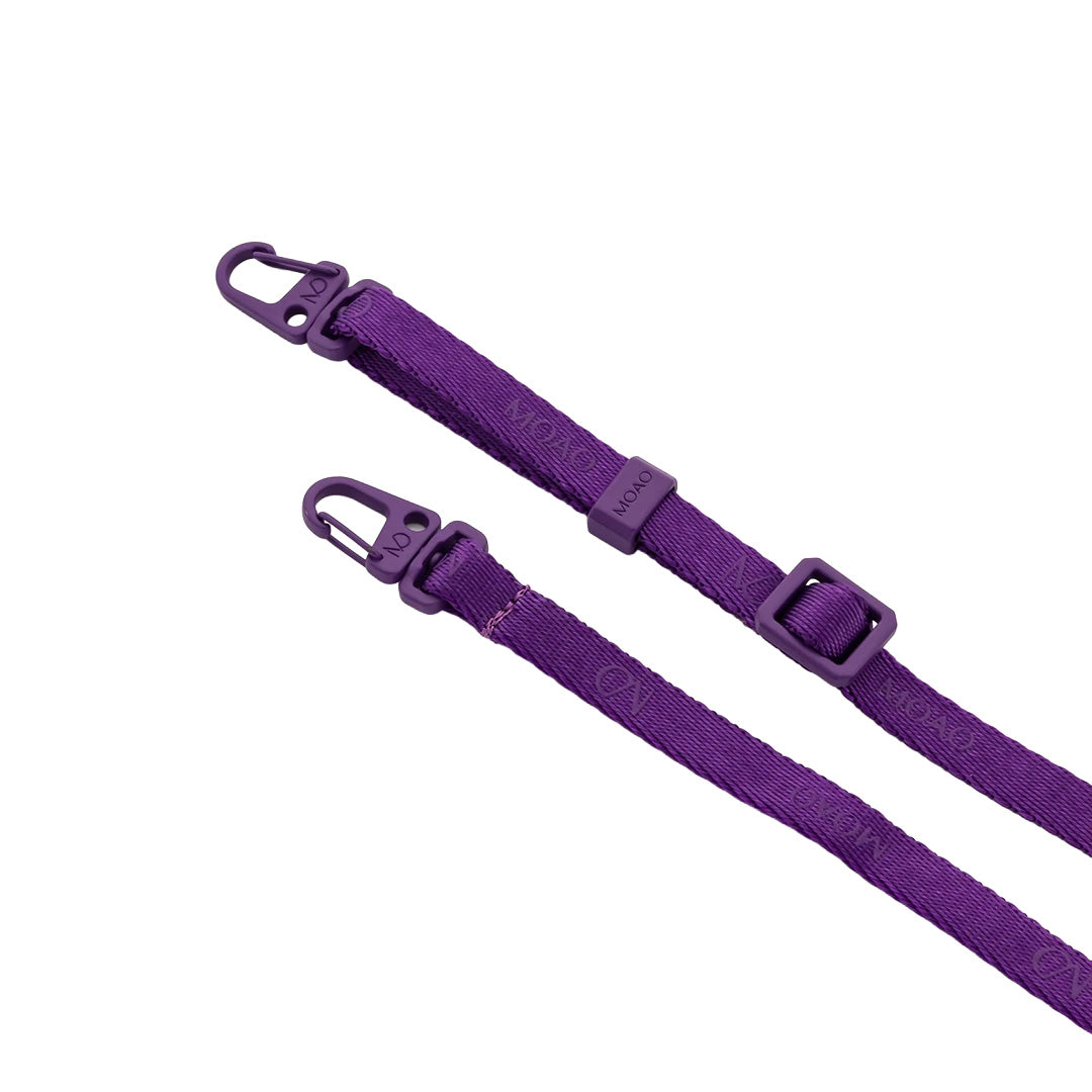 Set • CLEAR Handyhülle mit Band "SLIM" in TILLANDSIA PURPLE