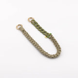 Mobile phone chain set • Mobile phone case with macrame mobile phone chain DALIA • Sage