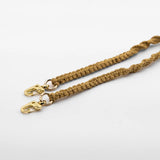 Macrame mobile phone chain • ALIYA • hand-knotted • Mustard