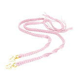 BOHO Makramee Band • ALIYA • handgeknüpft • Handykette •  Gurt • Rosa