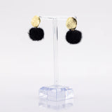 JACKY stud earrings • Black