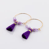 MARILYN earrings • Violet