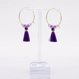 MARILYN earrings • Violet