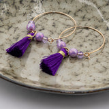 MARILYN earrings • Violet